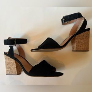 Madewell Ankle-Strap Sandal Heels Women’s Size 9.5